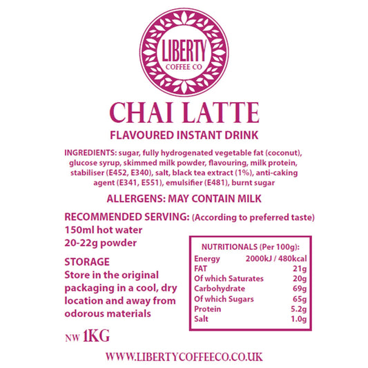 Chai Tea Latte Powder 1kg