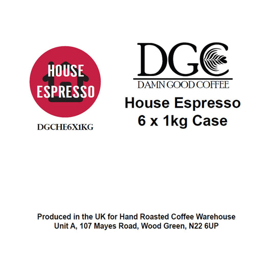 DGC House Espresso 6kg Case Wholebeans